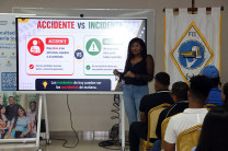 Conferencia dictada por la estudiante de 5to año de Ingeniería Industrial, Daymil Rodríguez.