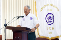 El Ing. Ángelino Harris, destacando el enfoque global y sostenible de esta edición.