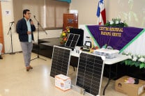 Conferencia magistral Tecnología y Precisión: Equipos claves para la instalación de Paneles Solares, a cargo del Ing. Carlos Chirinos, Ericka Moreno, Ing. Kevin Guerra, de Equipos Tecnic Energy S. A.