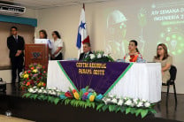 Dra. Ángela Laguna, Rectora Encargada de la UTP, inaugura la Semana de la Ingeniería.