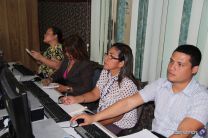 Colaboradores de la UTP Chiriquí participan en seminario.