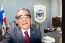 Rector de la UTP, Ing. Héctor M Montemayor, dio las palabras de clausura del evento.