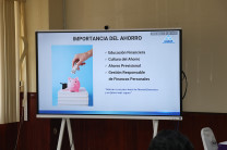 Presentación Gráfica. A través de imágenes y graficas el SIACAP explico los beneficios del programa.