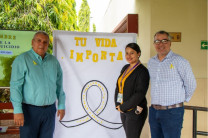 La actividad contó con la participación del Ing. Adriano Martínez, Director del Centro Regional de Veraguas; el Ing. Abdiel Saavedra, Subdirector de Vida Universitaria; y la Lcda. María Pineda, coordinadora del departamento de Orientación Psicológica.