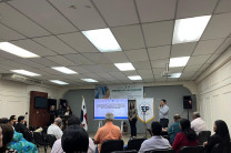 Presentación de estudio innovador sobre reúso de aguas residuales en la industria de la construcción.