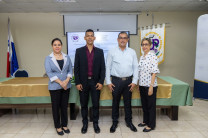 La sustentación se realizó en la Sala de Conferencias N.° 1 y fue evaluada por la Mgtr. Dallys Carrizo, la Mgtr. Ericka Peñalba y el Dr. Carlos Barría. La sustentación se realizó en la Sala de Conferencias N.° 1 y fue evaluada por la Mgtr. Dallys Carrizo, la Mgtr. Ericka Peñalba y el Dr. Carlos Barría.