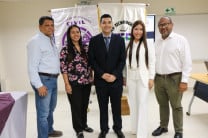 Ing. Pedro P. Aparicio, Dra. Airam Morales, Abdiel Rodríguez, Ashley Rivas y el Ing. Amir Atencio.
