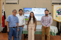 Sustentación del informe de práctica profesional ante el profesor asesor, Ing. Aníbal Santos, y los jurados evaluadores, Ing. Even Vásquez y el Dr. Elvis Castillo, quienes destacaron el desempeño técnico, la responsabilidad y la capacidad de adaptación demostrada por la estudiante en un entorno laboral altamente competitivo. Sustentación del informe de práctica profesional ante el profesor asesor, Ing. Aníbal Santos, y los jurados evaluadores, Ing. Even Vásquez y el Dr. Elvis Castillo, quienes destacaron el desempeño técnico, la responsabilidad y la capacidad de adaptación demostrada por la estudiante en un entorno laboral altamente competitivo.