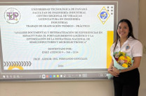 Esta experiencia permitió la aplicación de los conocimientos adquiridos durante su formación académica en un entorno institucional, favoreciendo su desarrollo profesional en el área de la ingeniería industrial.