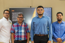 La sustentación fue asesorada por el Dr. Elvis Castillo y contó con la evaluación de los jurados, Ing. Even Vásquez e Ing. Adán Cogley.