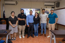 Amistades participaron en la sustentación.