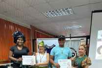 Aneisy Valencia, Lcda. Guadalupe Corella, Azhayr Jaén y Dra. Iveth Moreno.