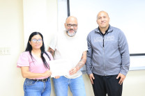 Entrega de certificado.