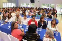 Secretarias estuvieron muy activas durante la conferencia.