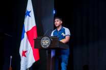 Jorge Troncoso, del Instituto Fermín Naudeau.