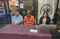 Lcdo. Paul Metzner, Sr. Ednan Vargas y la Lcda. Susan Villarreal.