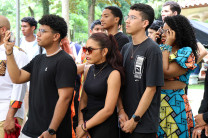 Estudiantes del Campus Central y visitantes disfrutaron de las actividades folclóricas del Día de la Etnia Negra 