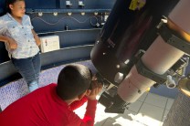 Visitas al telescopio del observatorio. 