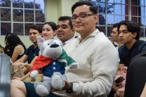 Estudiantes visitantes de la Escuela Bancaria y Comercial de México (EBC).