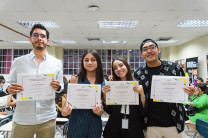 Estudiantes visitantes de la Escuela Bancaria y Comercial de México (EBC).