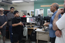 Visitantes en el FAB LAB.