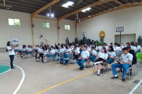 Estudiantes del Instituto Episcopal San José de La Chorrera.