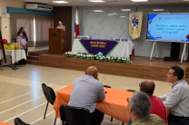 Dra. Lineth Alaín de Meier, le correspondió dar las palabras de agradecimiento a los papás en su Día 