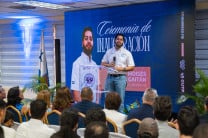 Estudiante Moisés Gaitán, presidente de este X Congreso de la FIE. Estudiante Moisés Gaitán, presidente de este X Congreso de la FIE.