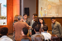 Los estudiantes participaron de diversas actividades durante la semana del congreso.