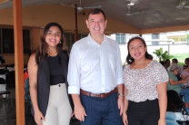 Yanis Monterrey, Dr. Francisco Arango e Iris Moreno
