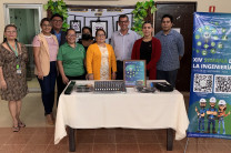 Autoridades y Coordinadores de facultad participan de la entrega de equipo de Sonido 