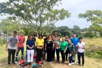 Rectora de la UTP, Dra. Angela Laguna, participa del convivio y jornada de Limpieza 