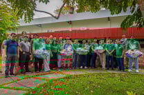 El Centro Regional de Veraguas se vistió de verde para conmemorar el XLIII aniversario de la Facultad de Ingeniería de Sistemas Computacionales, el pasado martes 30 de abril.