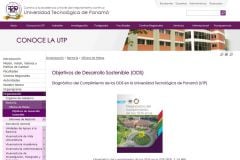 Página Web de la UTP.