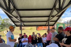 Administrativos de la UTP Chiriquí participan en un Taller de Cuerda.