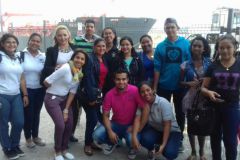Delegación del Centro Regional de Panamá Oeste de visita a las Esclusas de Miraf