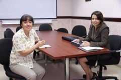 La Arquitecta López, proveniente de Bogotá, es docente. 