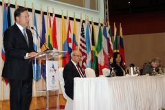 El Presidente de la República de Panamá, Juan Carlos Varela, inauguró el evento.