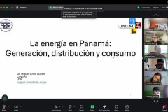 El Dr. Miguel Chen Austin, Docente / Investigador del CINEMI – UTP dictó conferencia a estudiantes de la Universidad de Calabria, Italia sobre Energía en Panamá.