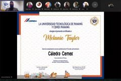 Presentación de Certificados de la Clausura de la Cátedra Cemex 