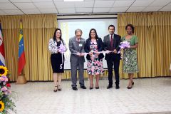 Autoridades de la Universidad Tecnológica de Panamá, inauguraron el evento.