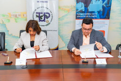 Firma de convenio con la empresa Excibit de Centroamérica Corp. permitirá a los estudiantes realizar sus prácticas profesionales