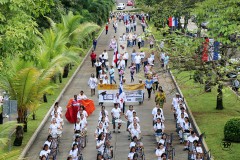 UTP realiza desfile cívico en el Campus Dr. Víctor Levi Sasso, en la que participaron cinco bandas de colegios del país. 