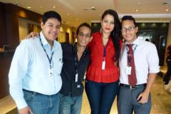 Cuatro estudiantes de la Universidad Tecnológica de Panamá participaron.