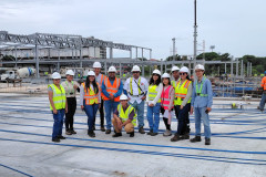 Estudiantes de la UTP, realizan recorrido en construcción en Panamá Oeste 