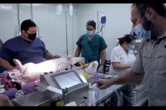 Pruebas funcionales con maniquíes de simulación médica.