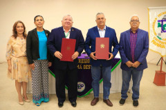 Autoridades de la UTP, firman convenio con el Municipio de La Chorrera 