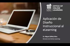 Docentes participan del Webinar Aplicación de Diseño Instruccional al eLearning.