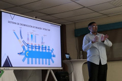 Luis Carlos Saravia de la Licenciatura en Sistemas Eléctricos y Automatización sustento informe de practica de la Empresa de Industrias Lácteas 