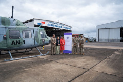El Senan hizo entrega de una nave em desuso para practicas de los estudiantes. 